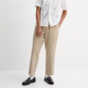 BNWT SS25 SERVICE WORKS BARREL LEG PLEATED CHINO PANTS L